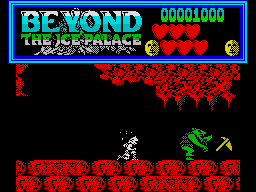 Beyond the Ice Palace (ZX Spectrum) screenshot: These enemies throw axes at you