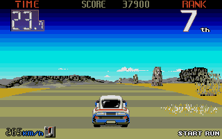 Big Run (Atari ST) screenshot: Up a hill