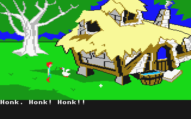 The Black Cauldron (Atari ST) screenshot: Starting location