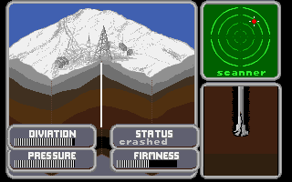 Black Gold (Amiga) screenshot: Try again...