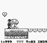 The Blues Brothers: Jukebox Adventure (Game Boy) screenshot: These pick ups replenish your health