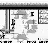 The Blues Brothers: Jukebox Adventure (Game Boy) screenshot: These pick ups extend you time limit