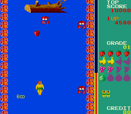 Swimmer (Arcade) screenshot: Level 2