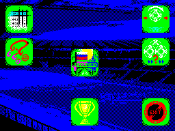 ZX Football Manager 2005 (ZX Spectrum) screenshot: Match menu