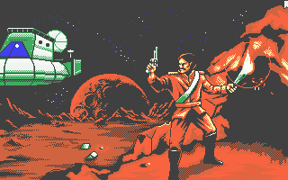 Space 1889 (Atari ST) screenshot: Loading, please wait