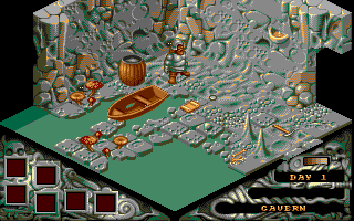 Cadaver (Amiga) screenshot: Game start