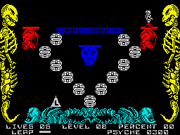 Soul of a Robot (ZX Spectrum) screenshot: Screen 2