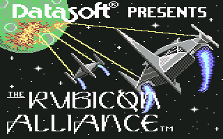 The Rubicon Alliance (Commodore 64) screenshot: Loading screen (as The Rubicon Alliance)