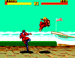 Street Fighter II: Champion Edition (SEGA Master System) screenshot: M. Bison - Ken