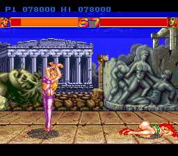 Strip Fighter II (TurboGrafx-16) screenshot: I win again