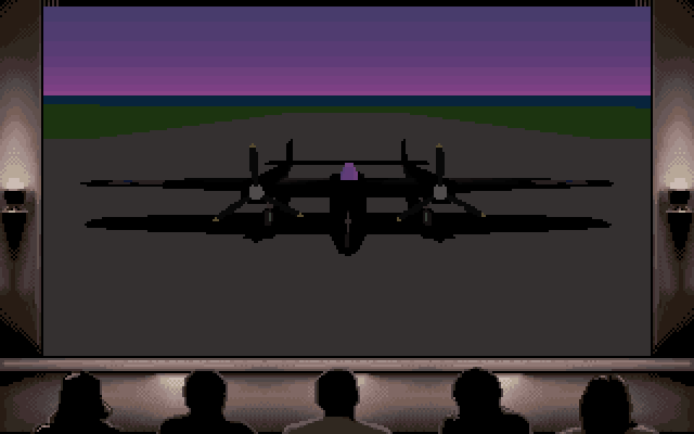 Stunt Island (DOS) screenshot: I hope the screeners like the work I did in this take.