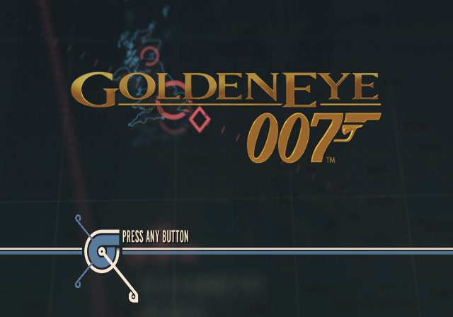 GoldenEye 007 (Wii) screenshot: Title Screen
