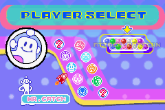 Super Bust-A-Move (Game Boy Advance) screenshot: Starting Battle Mode: Select the character you want to be