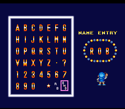 Super Buster Bros. (SNES) screenshot: Entering my (meager) high score after being claimed by France