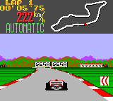 Super Monaco GP (Game Gear) screenshot: Sega, Sega!