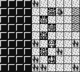 Super Robot Taisen (Game Boy) screenshot: Starting out in one corner of the map
