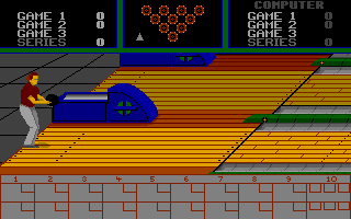 Superstar Indoor Sports (Atari ST) screenshot: Ball in hand