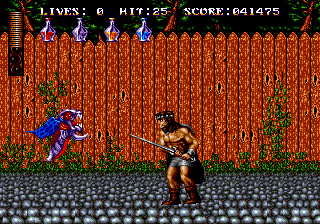 Sword of Sodan (Genesis) screenshot: Flying enemies here
