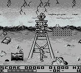 T2: Terminator 2 - Judgment Day (Game Boy) screenshot: You need to destroy the generators in the correct order - from highest to lowest