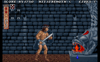 Sword of Sodan (Amiga) screenshot: Statue