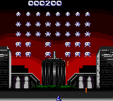 Taito's Super Space Invaders (Game Gear) screenshot: Stage 1
