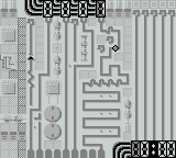 T2: Terminator 2 - Judgment Day (Game Boy) screenshot: Failed this circuit because it's taking too long for the last power cell to reach its destination