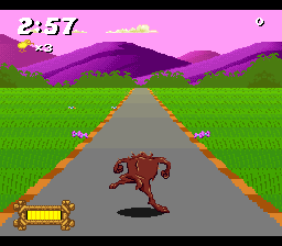 Taz-Mania (SNES) screenshot: Running forward