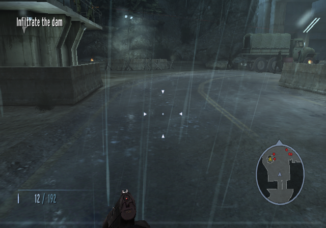 GoldenEye 007 (Wii) screenshot: As you can see, sprinting is now available