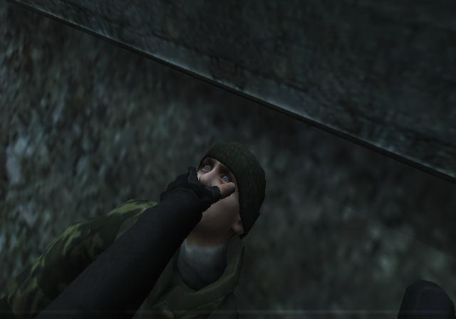 GoldenEye 007 (Wii) screenshot: And he is out! Brutal