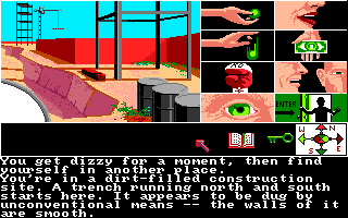 Tass Times in Tonetown (Amiga) screenshot: Construction site