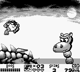 Taz-Mania (Game Boy) screenshot: Boss fight