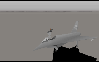 TFX (Amiga) screenshot: And the plane crashed.