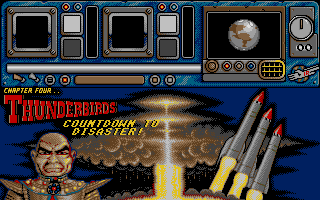 Thunderbirds (Atari ST) screenshot: Mission 4 loading screen