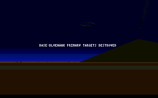 Thunderhawk (Amiga) screenshot: Primary target destroyed