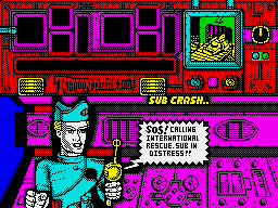 Thunderbirds (ZX Spectrum) screenshot: Mission 2 loading screen