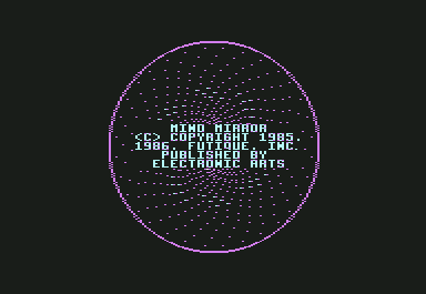 Timothy Leary's Mind Mirror (Commodore 64) screenshot: Title screen