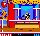 Tiny Toon Adventures: Buster Saves the Day (Game Boy Color) screenshot: Which is when you should destroy them with your hammer