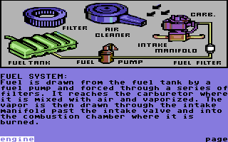 Injured Engine (Commodore 64) screenshot: Fuel system