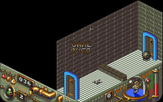 Treasure Trap (Amiga) screenshot: Game over