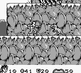 Turok 2: Seeds of Evil (Game Boy Color) screenshot: You eventually get a bow. (Game Boy)