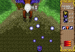 Twinkle Tale (Genesis) screenshot: Level 1 boss