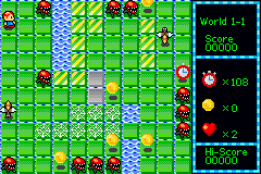Ultimate Arcade Games (Game Boy Advance) screenshot: Gridlock