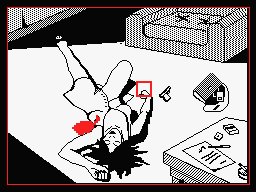 Vera Cruz (MSX) screenshot: Murder scene