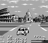 V-Rally: Championship Edition (Game Boy) screenshot: Championship mode - Italy