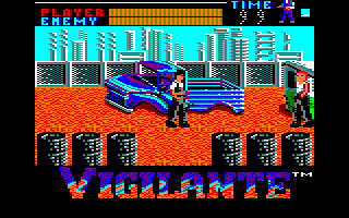 Vigilante (Amstrad CPC) screenshot: Stage 2