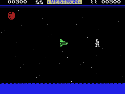 Vestron (MSX) screenshot: The side scrolling screen is vehemently fast