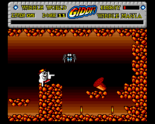 Wibble World Giddy: Wibble Mania! (Amiga) screenshot: Cork