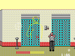 Dead Angle (SEGA Master System) screenshot: The third boss