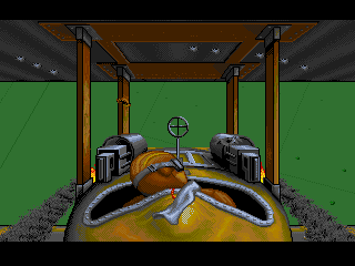 Wings (Amiga) screenshot: Didn't survive the collision with the German fighter