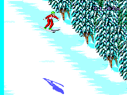 Winter Olympics: Lillehammer '94 (SEGA Master System) screenshot: Wee!